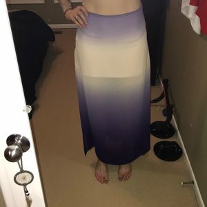 Flowy ombré skirt